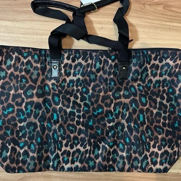 Coach Leopard Print Clutch - Brown and Black - Picture 3 of 5